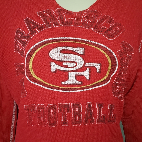 SOLD!! SF 49ers Long Sleeve Thermal Top - Picture 3 of 5